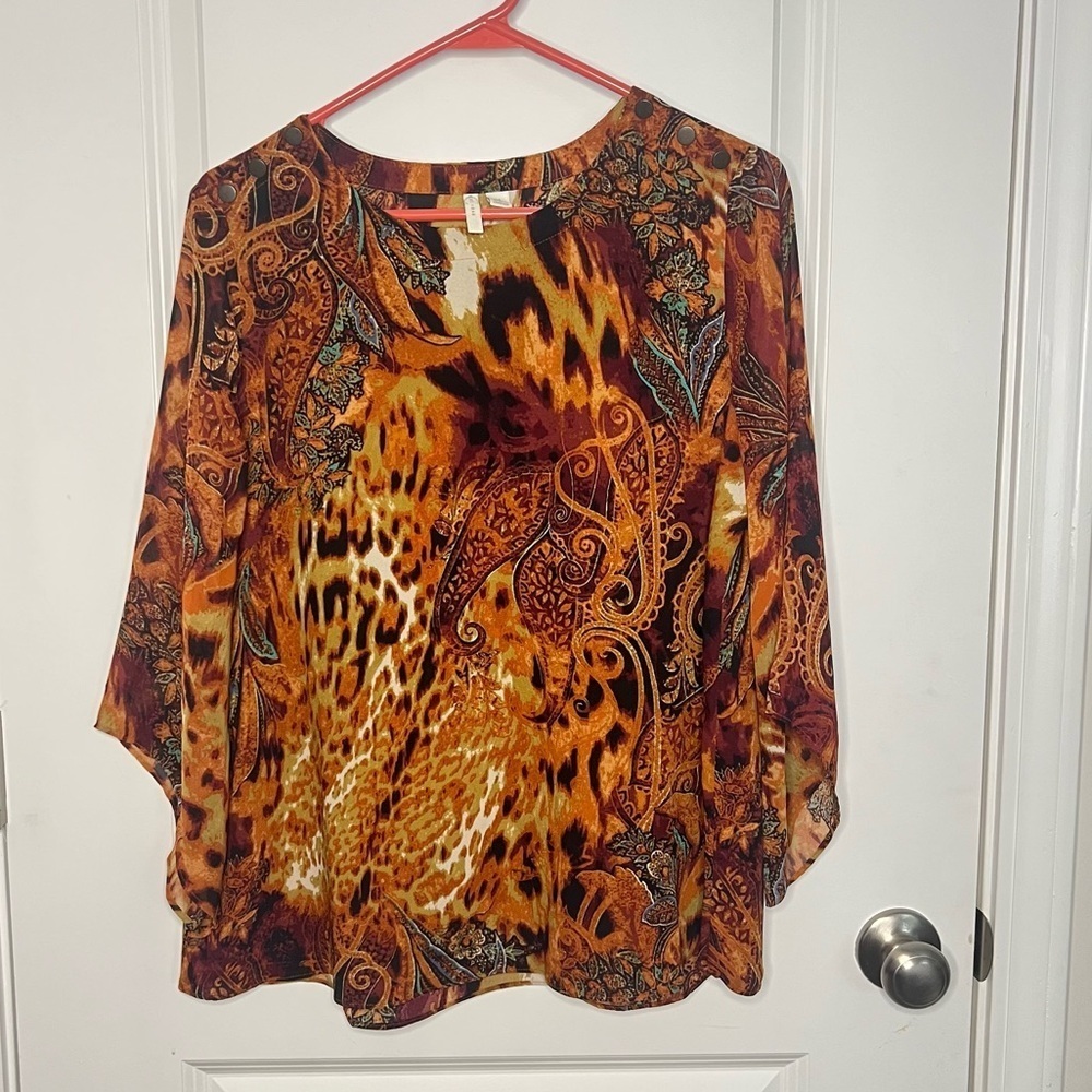 Est. 1946 Floral Multi Colored Women's Top. Size M Career Office